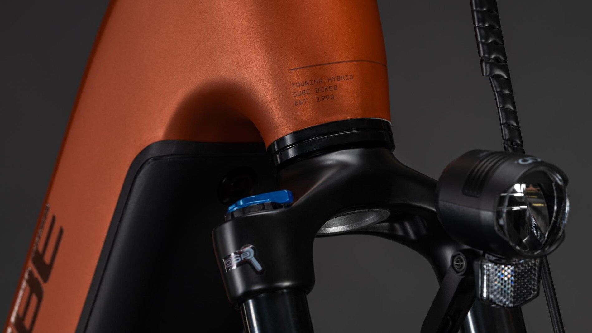 fourche vélo électrique cube touring hybrid comfort SLX 800