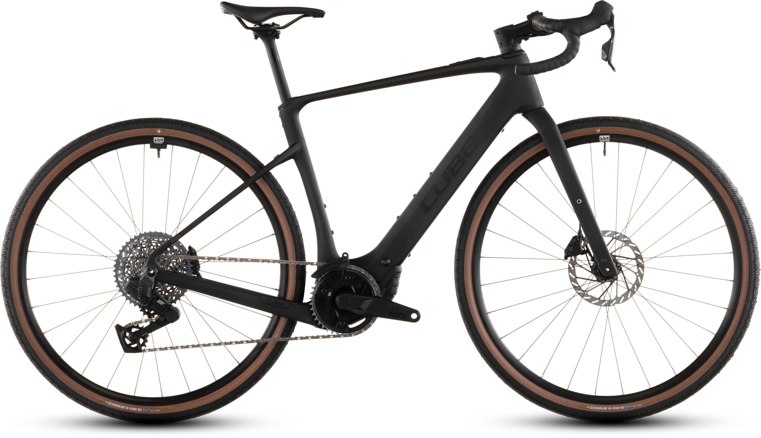 Vélo gravel électrique Cube Nuroad Hybrid C62 EXC 400X blackline