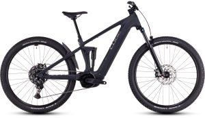 Vtt électrique Cube Stereo Hybrid One22 Pro 600 Wh 2026 coloris night'n'chrome, vue d'ensemble
