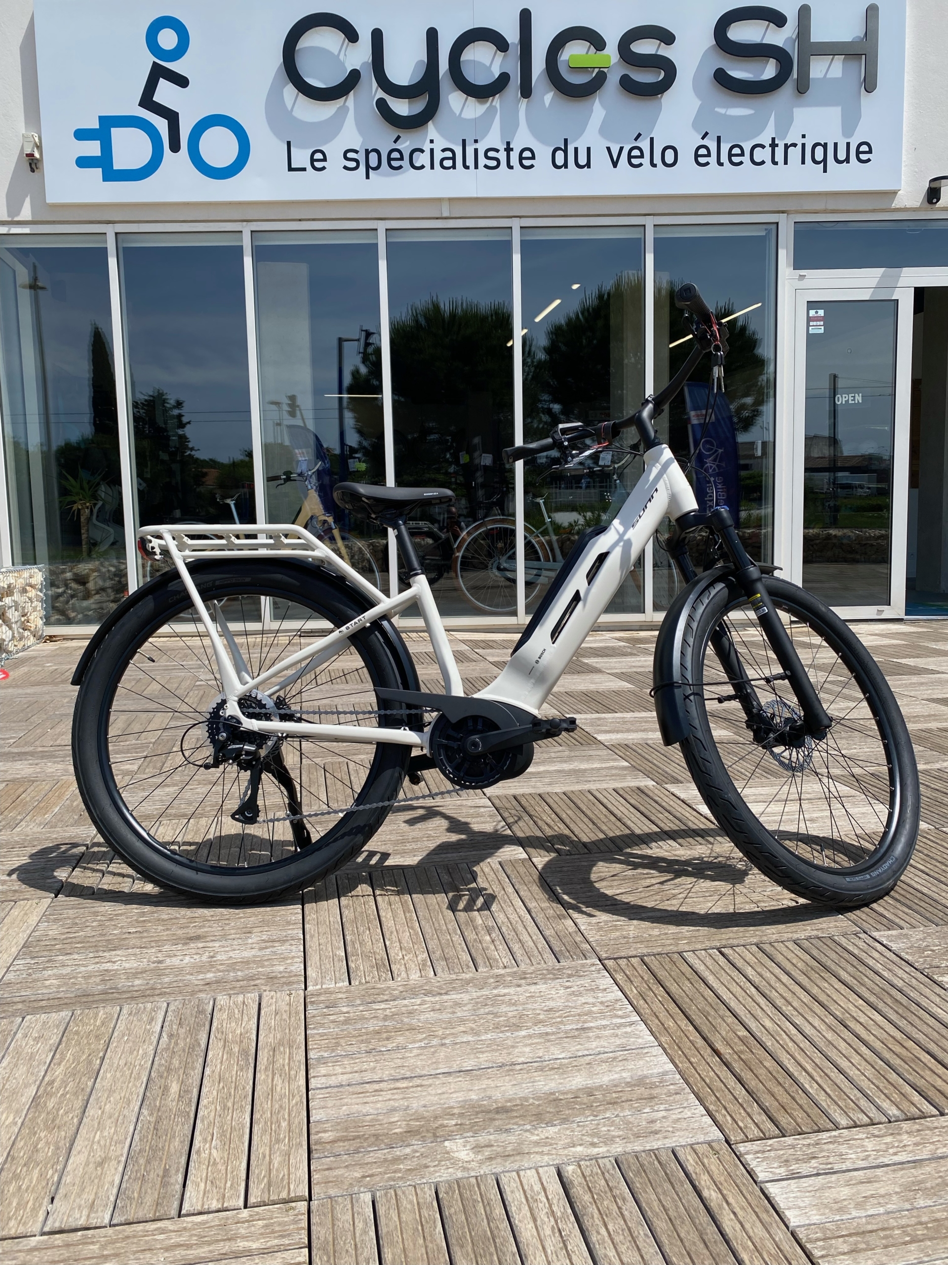 vélo électrique sunn start s2 disponible chez cycles sh à montpellier