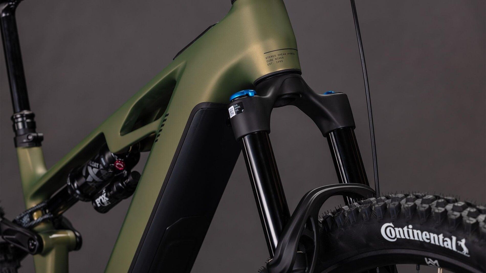 vtt électrique cube stereo hybrid one 44 hpc tm 800 fourche