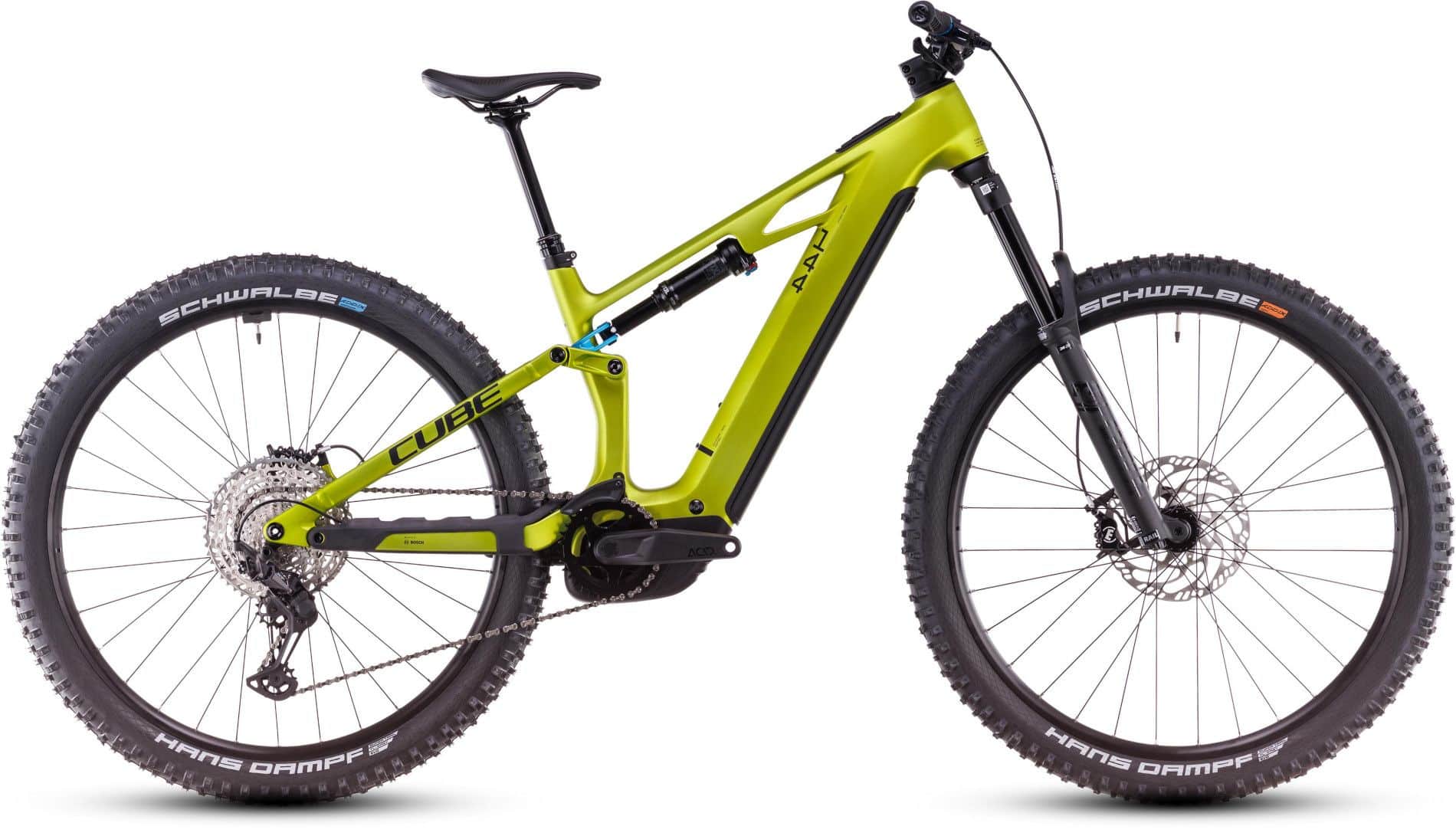 vtt électrique cube stereo hybrid one 44 race