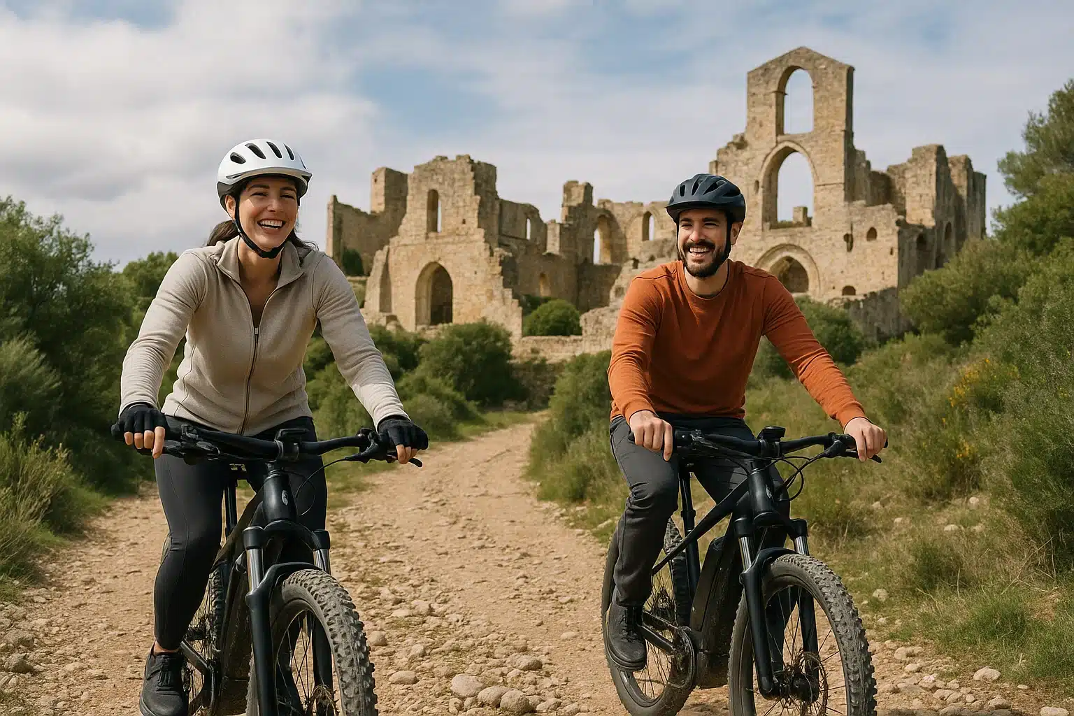 vtt électrique homme et femme