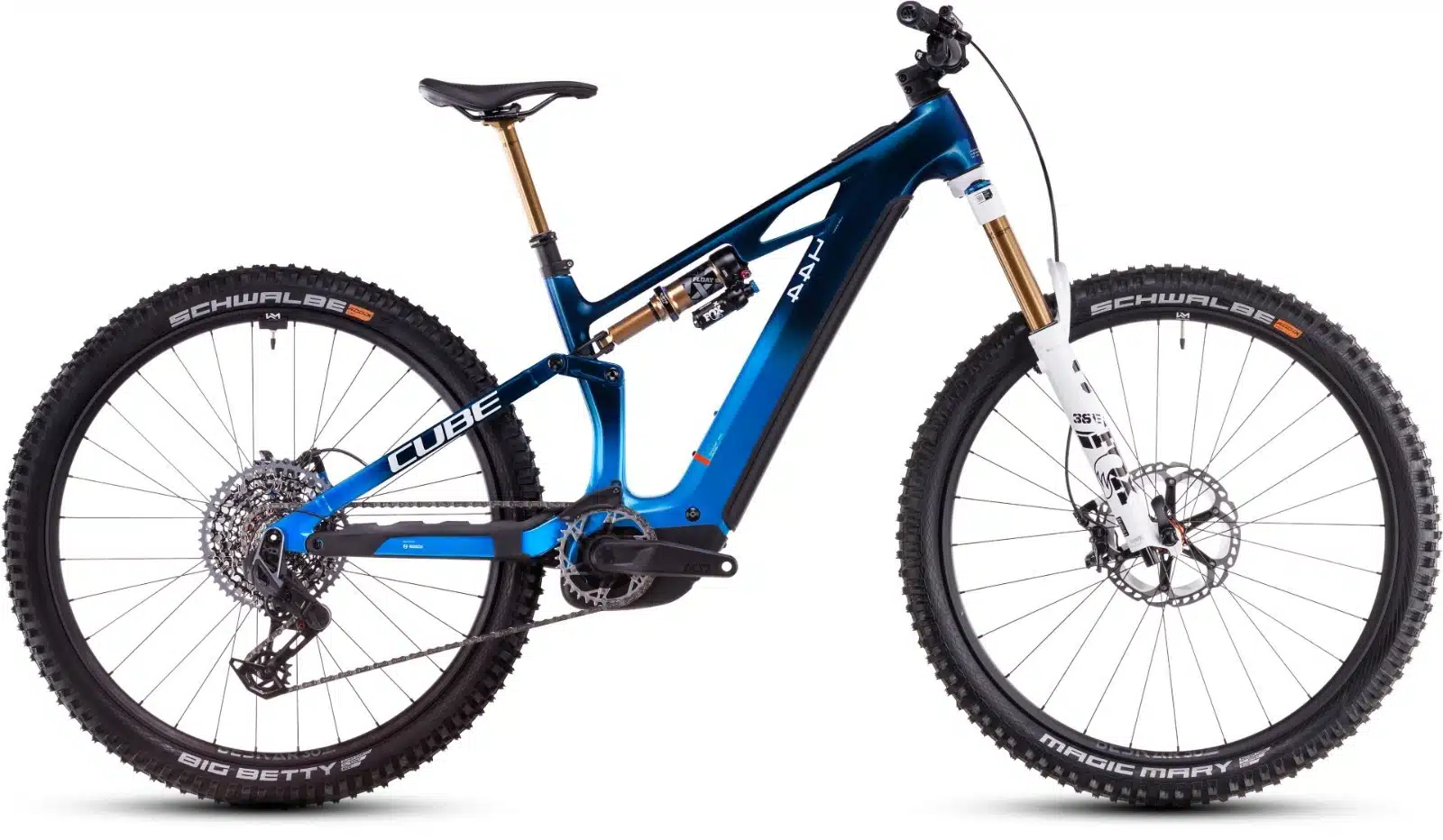 vtt electrique cube one44 hybrid action team